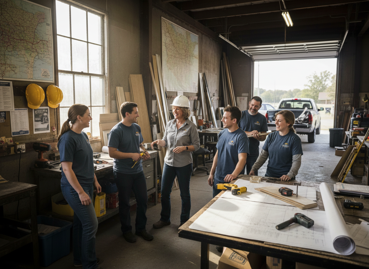 The Voltiva Systems team at work in Montgomery