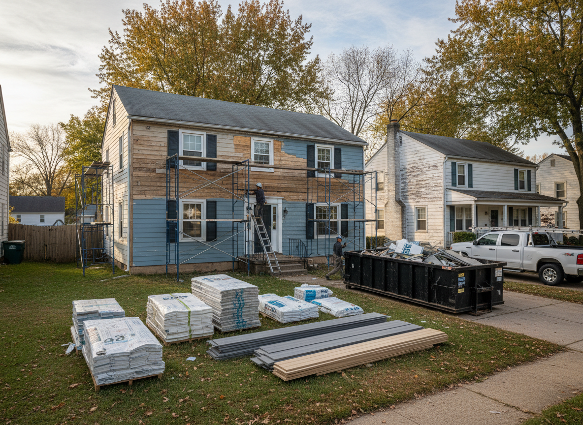 What Affects Siding Replacement Costs in Montgomery Ohio