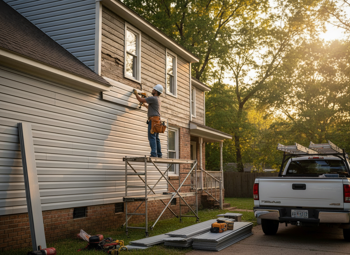 "Local siding contractor​ in Montgomery