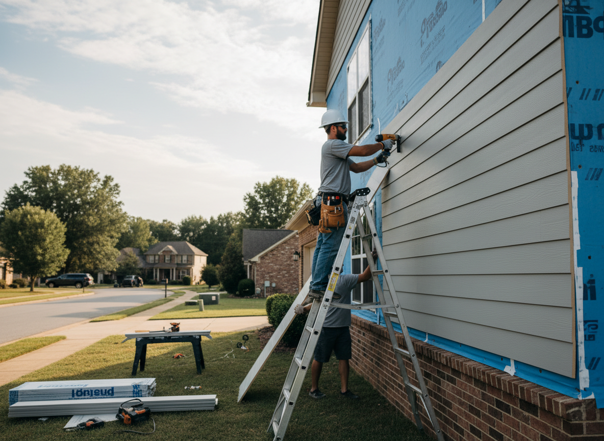 siding installation contractor in Montgomery